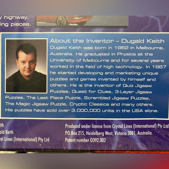 Dynamix Moving Jigsaw Puzzle 250 Pc 13”x12” Super Highway Cars Dugald Keith NIB - Picture 10 of 12